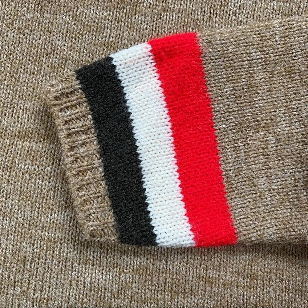 Vintage Striped Turtleneck Sweater